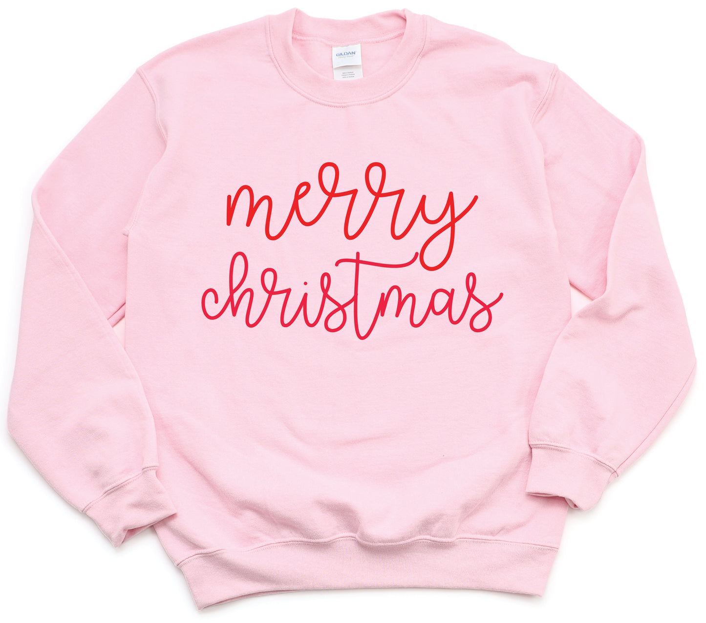 Pink Merry Christmas Sweatshirt