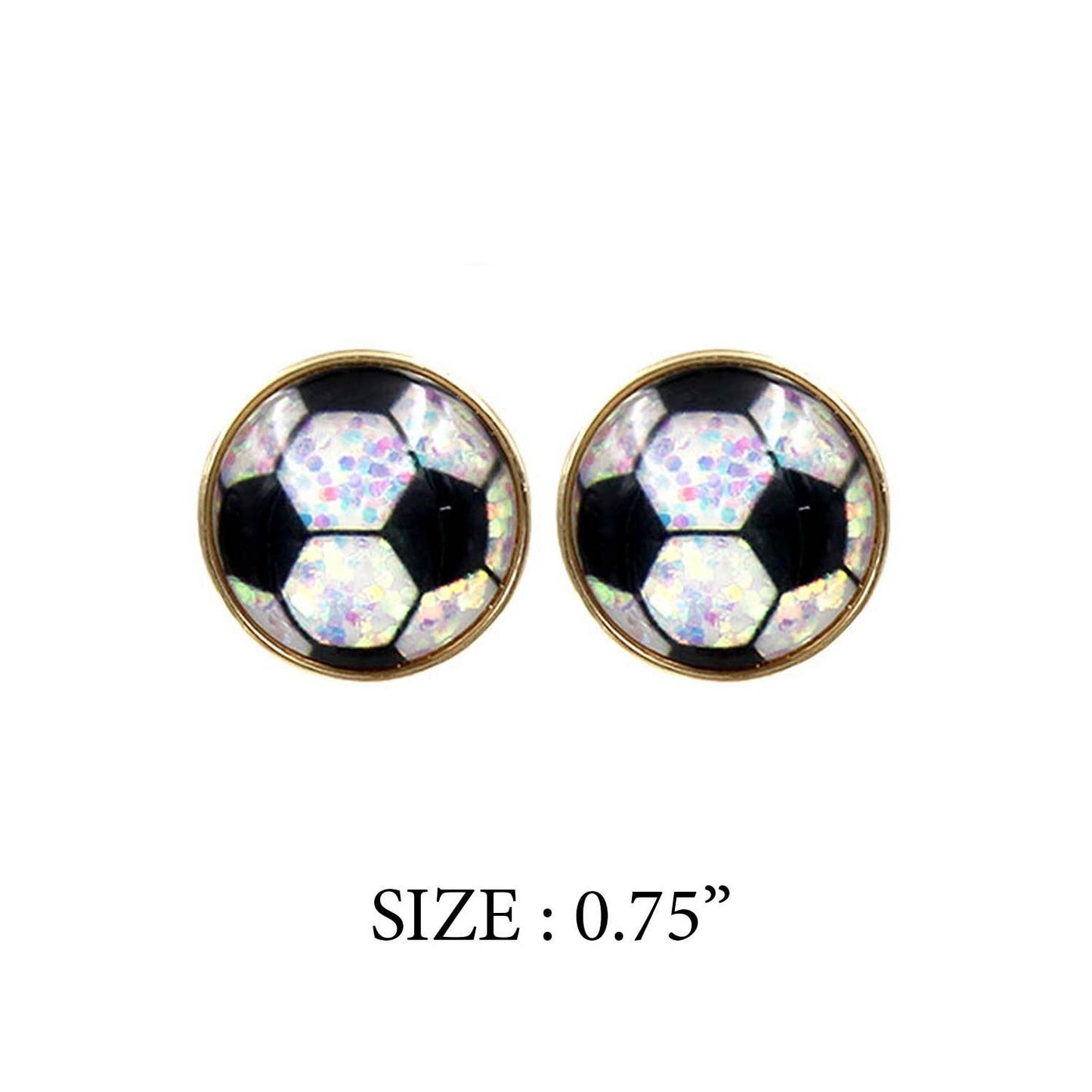 Glitter Sports Earrings