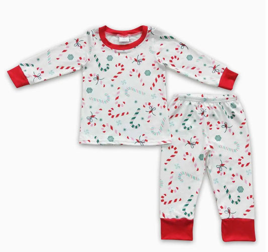 Candy Cane Pajama Set