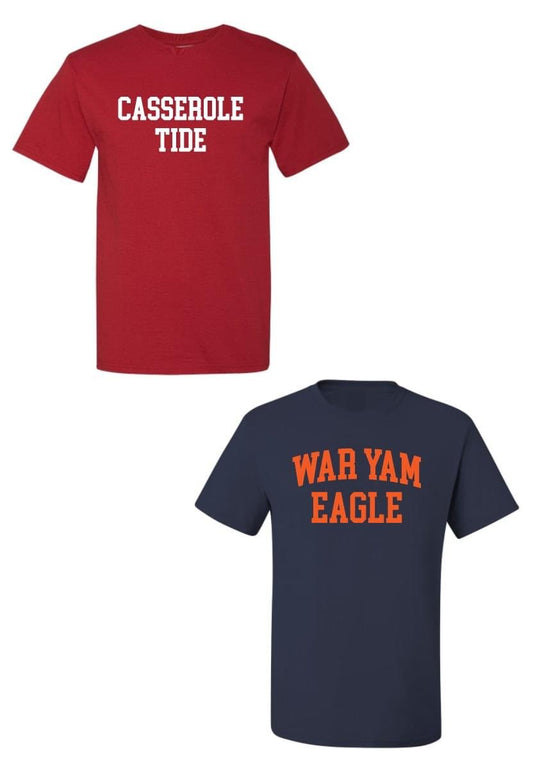 War Yam Eagle and Casserole Tide Shirts
