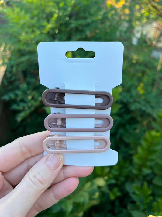 Neutral Hair Clips