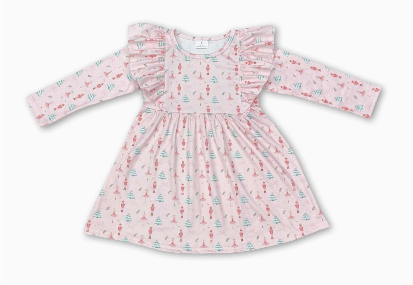 Long Sleeve Ballet Christmas Dress