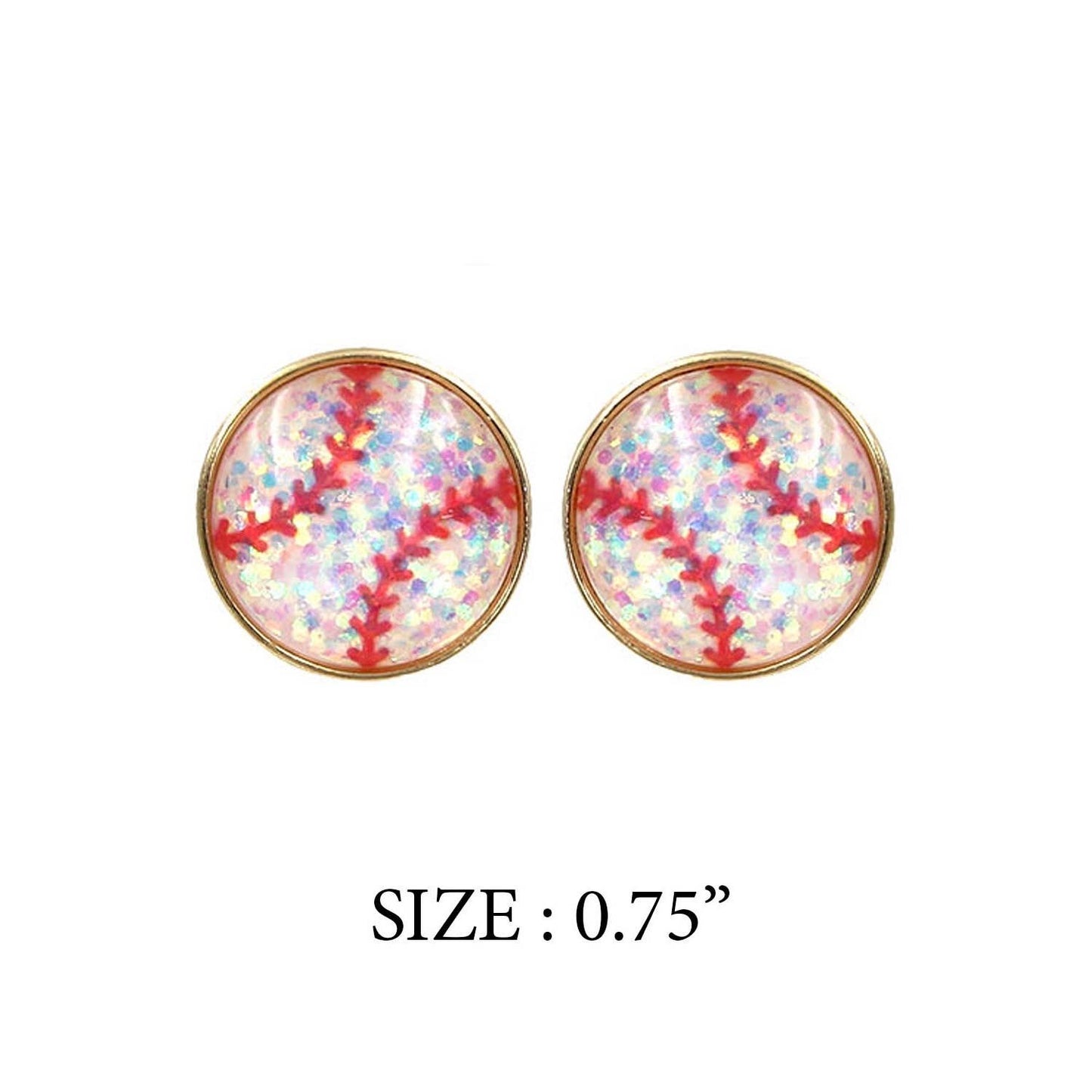 Glitter Sports Earrings